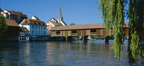 Geführte Touren: Holzbrücke in Diessenhofen (CH)