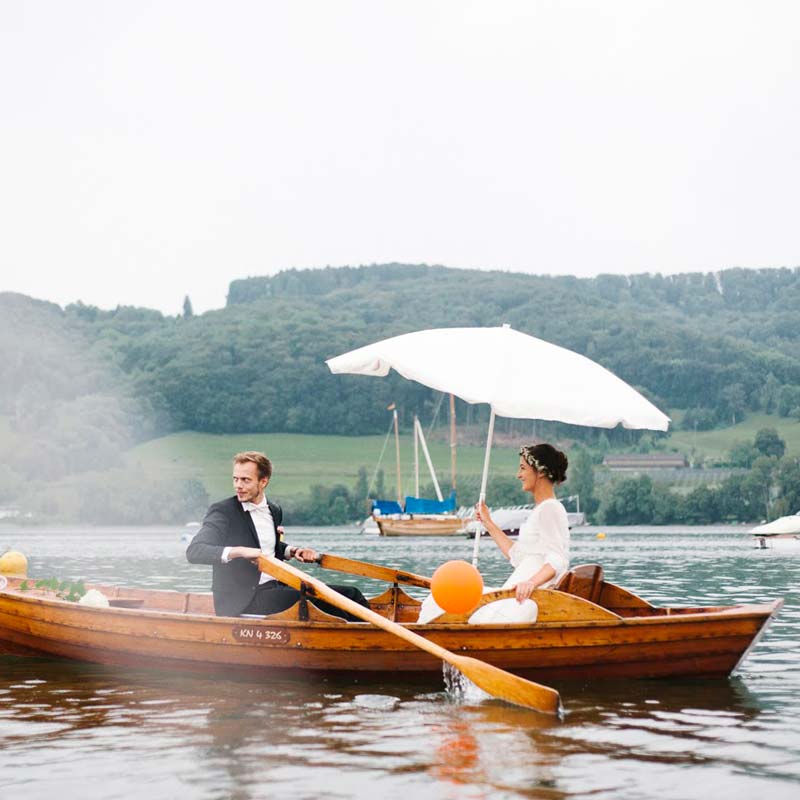 Bootsscheune: Hochzeit direkt am See